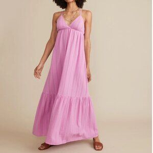 MARINE LAYER Lavender Tiered Kaia Maxi Dress sz XS Women's